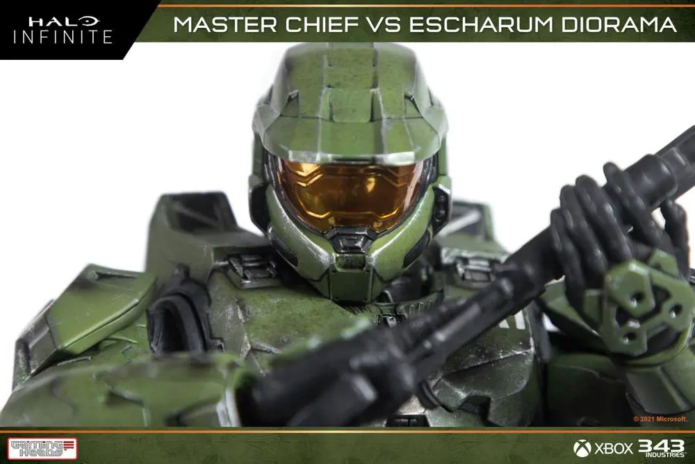 Halo: Infinite Diorama 1/8 Master Chief vs. Escharum 31 cm product photo