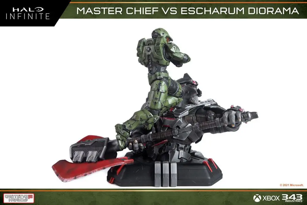 Halo: Infinite Diorama 1/8 Master Chief vs. Escharum 31 cm product photo