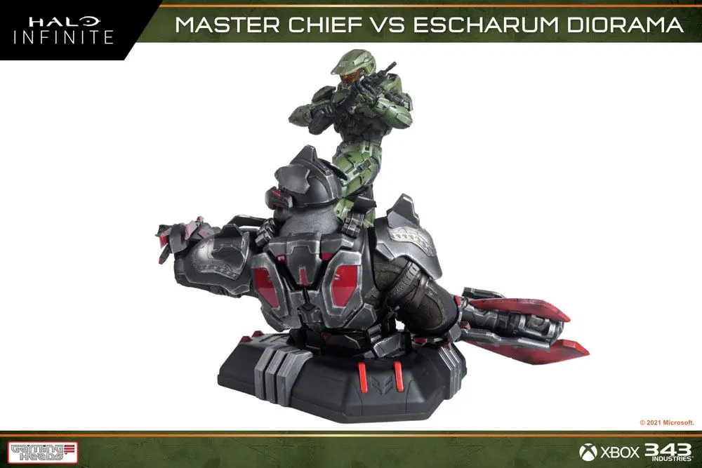 Halo: Infinite Diorama 1/8 Master Chief vs. Escharum 31 cm product photo