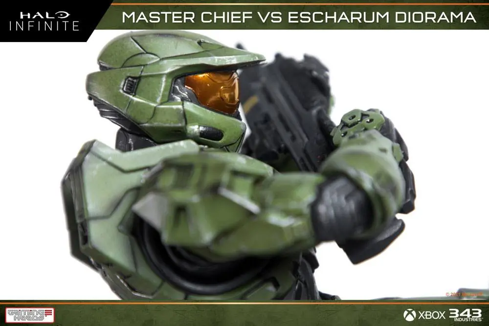 Halo: Infinite Diorama 1/8 Master Chief vs. Escharum 31 cm product photo