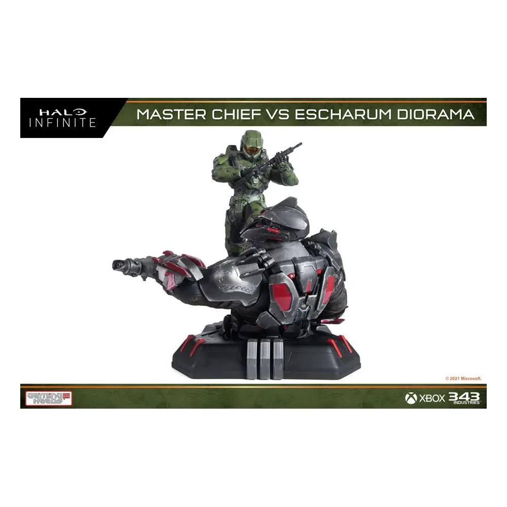 Halo: Infinite Diorama 1/8 Master Chief vs. Escharum 31 cm product photo