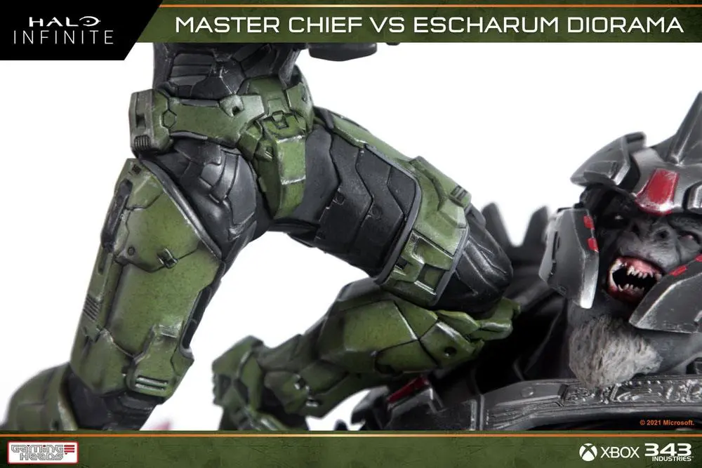 Halo: Infinite Diorama 1/8 Master Chief vs. Escharum 31 cm product photo