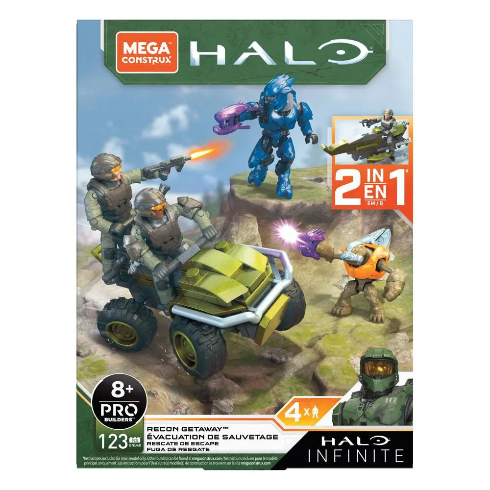 Halo Infinite Mega Construx Pro Builders Construction Set Recon Getaway product photo