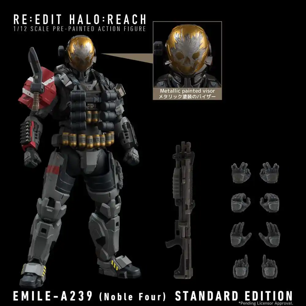 Halo: Reach Action Figure 1/12 Emile-A239 (Noble Four) 18 cm product photo