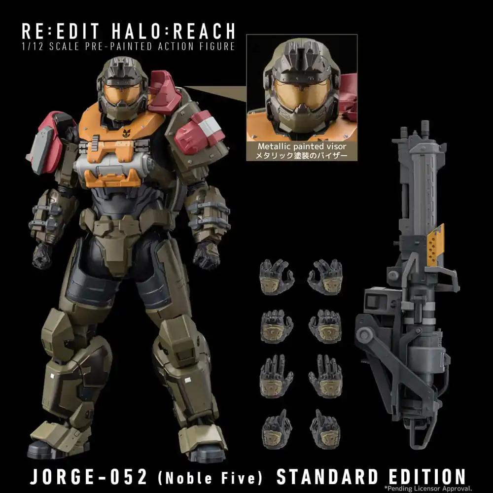 Halo: Reach Action Figure 1/12 Jorge-052 (Noble Four) 19 cm product photo