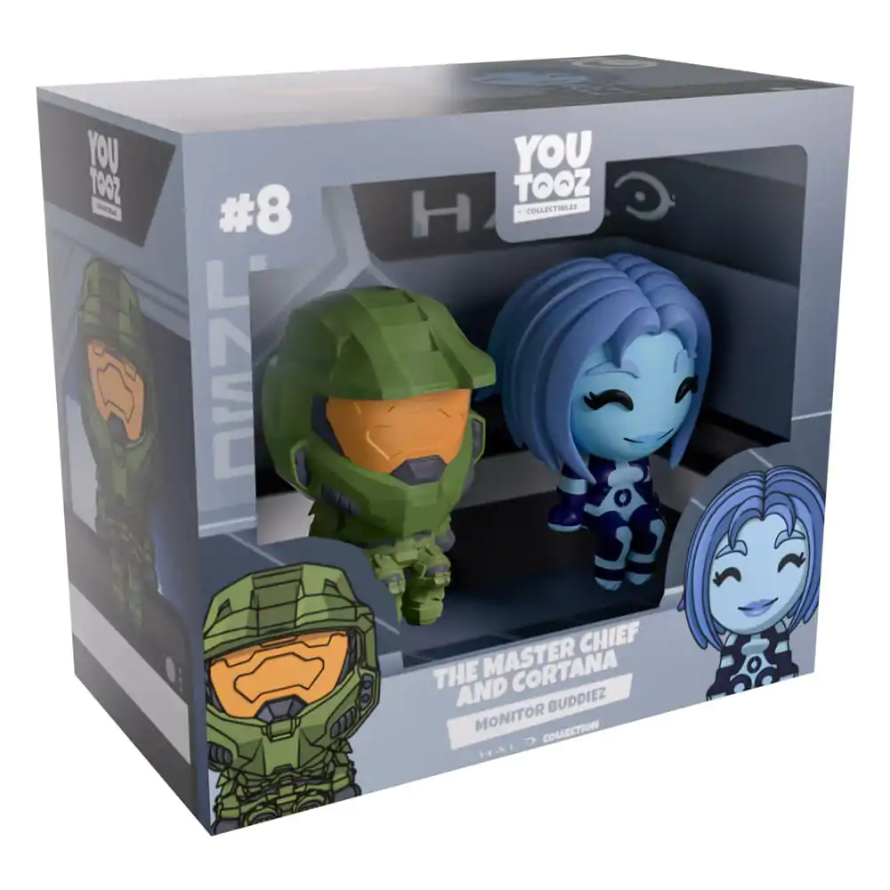 Halo Vinyl Figures The Master Chief &amp; Cortana Monitor Buddiez product photo