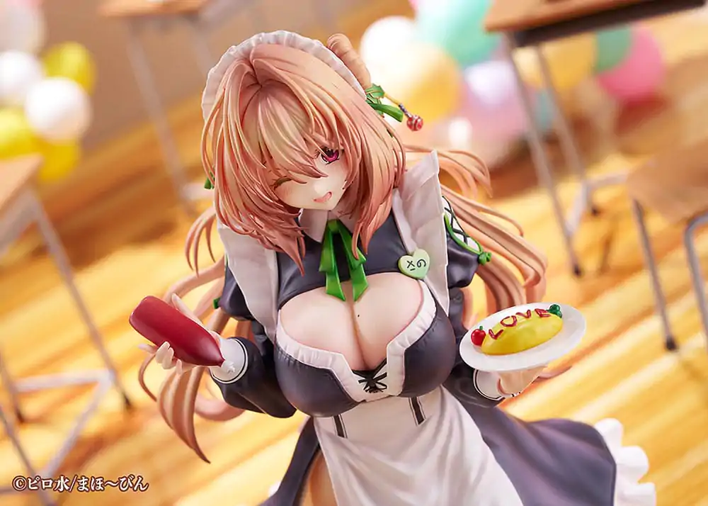 Hanikami Kanojo PVC Statue 1/6 Maid Maison Hanikami Kanojo Sano Hiiragi 20 cm     product photo
