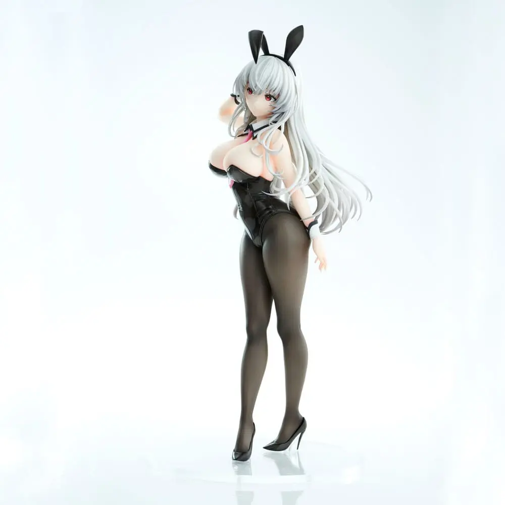 Haori Io Illustration PVC Statue White-haired Bunny 29 cm product photo
