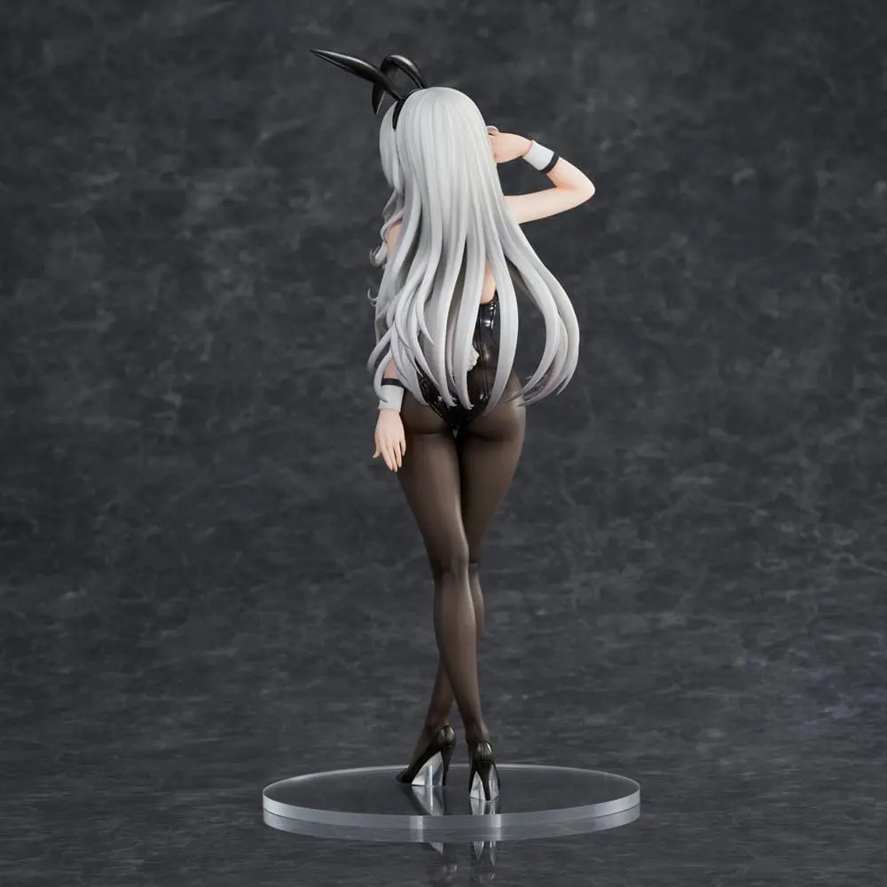 Haori Io Illustration PVC Statue White-haired Bunny 29 cm product photo