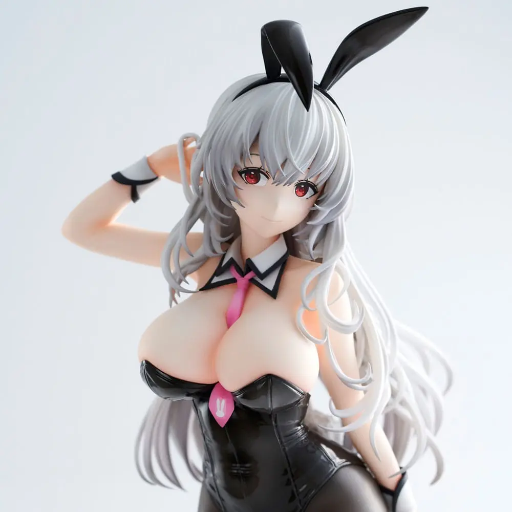 Haori Io Illustration PVC Statue White-haired Bunny 29 cm product photo