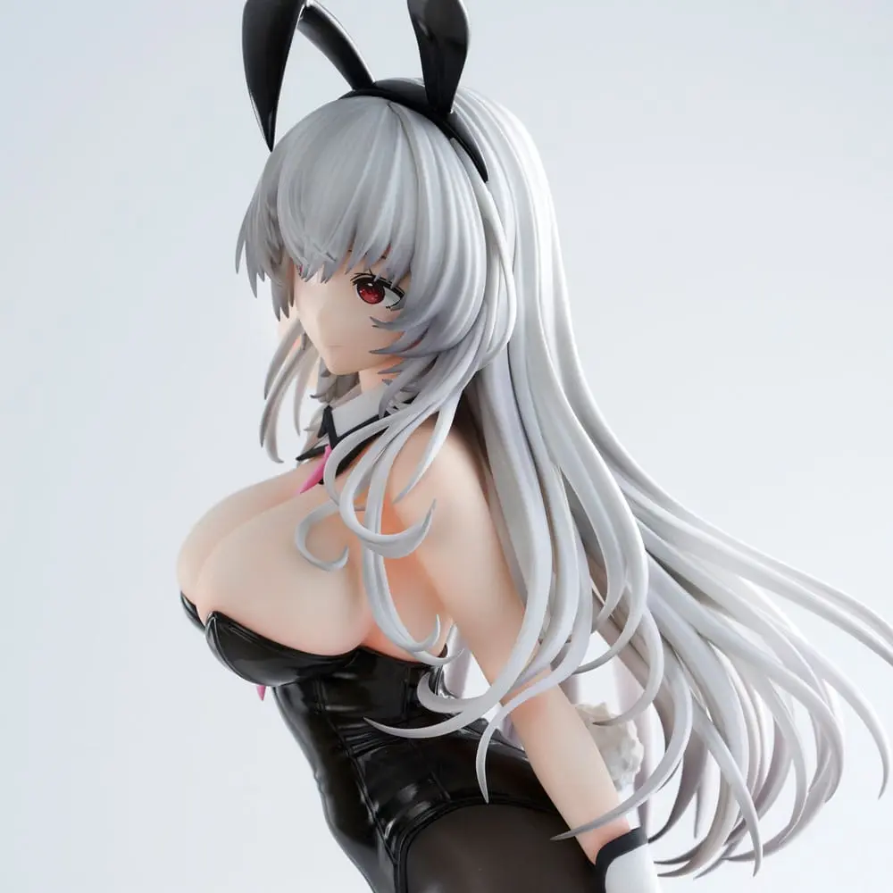 Haori Io Illustration PVC Statue White-haired Bunny 29 cm product photo