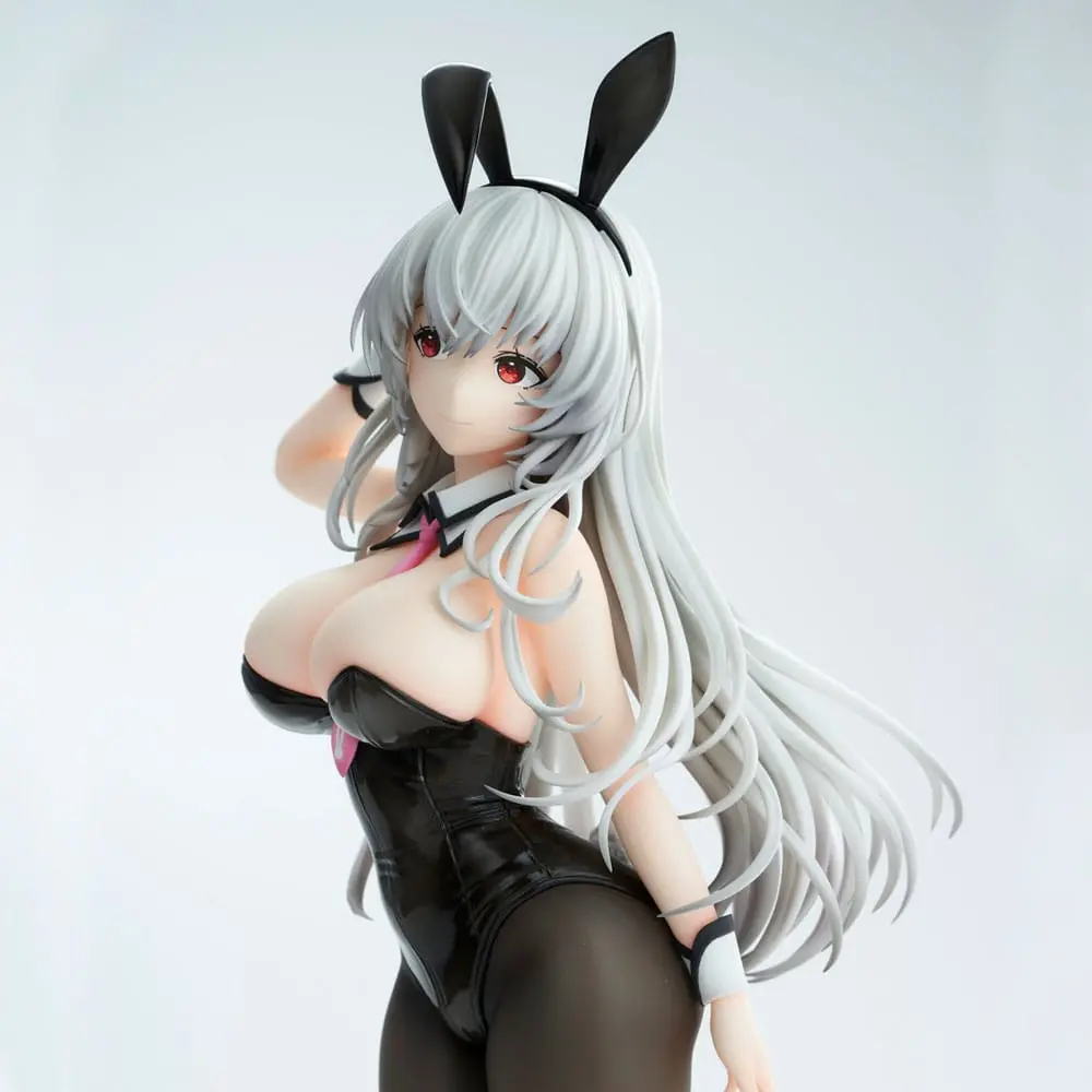 Haori Io Illustration PVC Statue White-haired Bunny 29 cm product photo