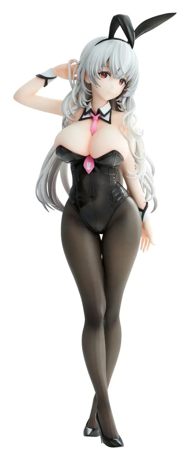 Haori Io Illustration PVC Statue White-haired Bunny 29 cm product photo