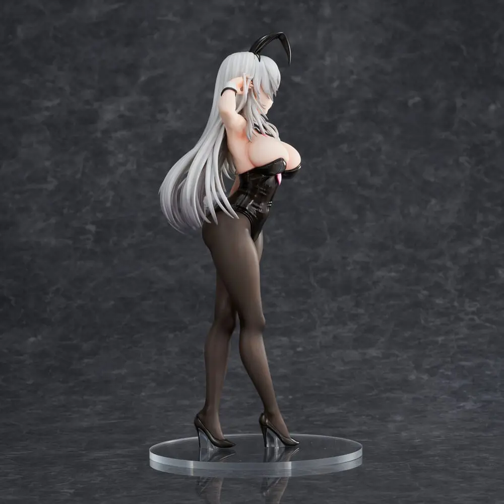 Haori Io Illustration PVC Statue White-haired Bunny 29 cm product photo