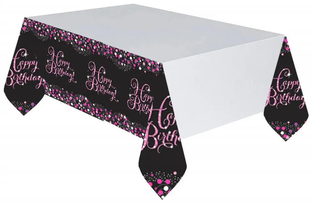 Happy Birthday Tablecloth 120*180 cm product photo