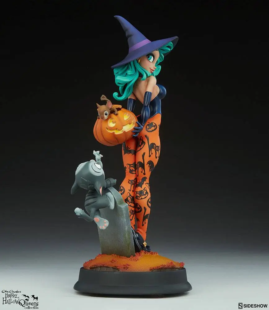 Happy HallowQueens Collection Statue Pumpkin Witch by Chris Sanders 34 cm product photo