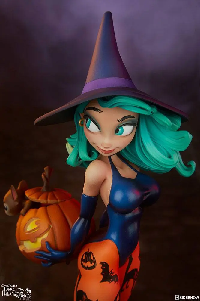 Happy HallowQueens Collection Statue Pumpkin Witch by Chris Sanders 34 cm product photo