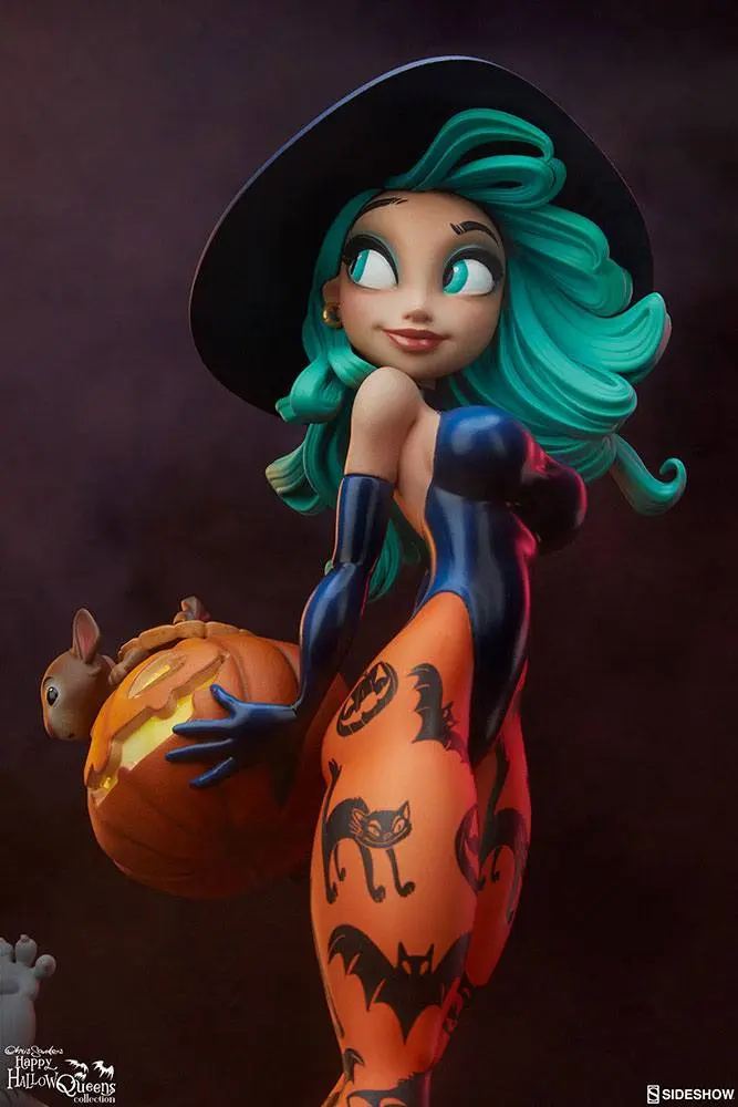 Happy HallowQueens Collection Statue Pumpkin Witch by Chris Sanders 34 cm product photo