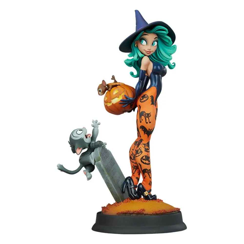 Happy HallowQueens Collection Statue Pumpkin Witch by Chris Sanders 34 cm product photo
