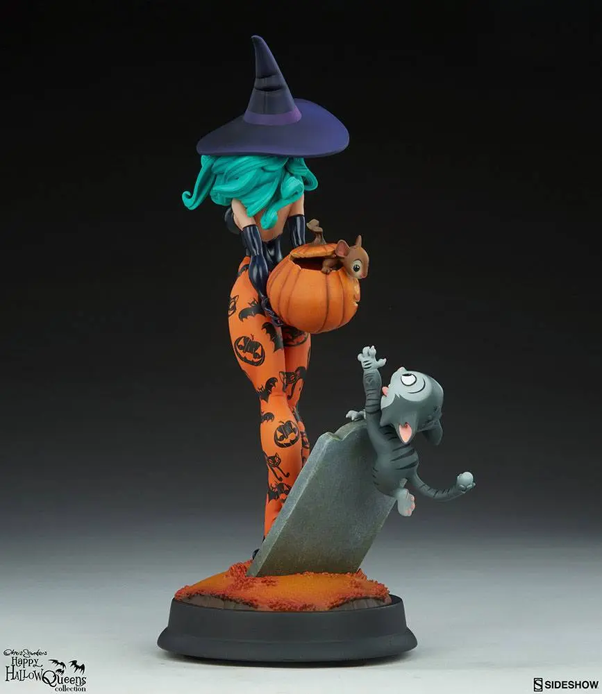 Happy HallowQueens Collection Statue Pumpkin Witch by Chris Sanders 34 cm product photo