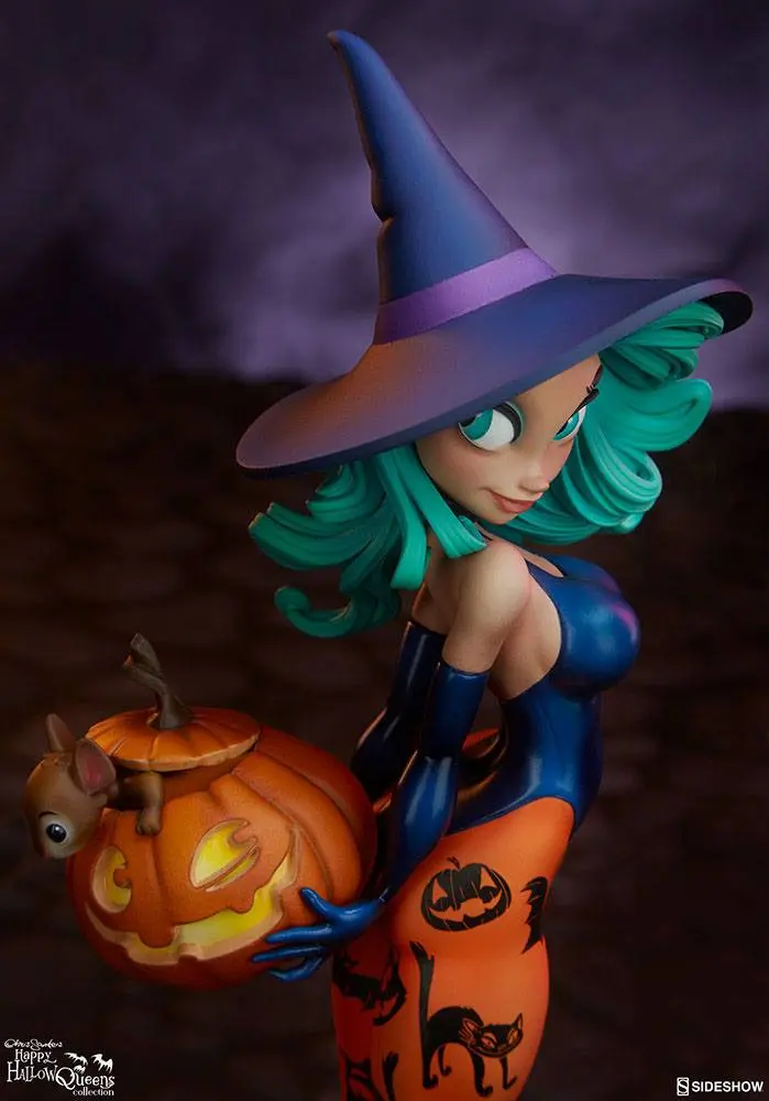 Happy HallowQueens Collection Statue Pumpkin Witch by Chris Sanders 34 cm product photo