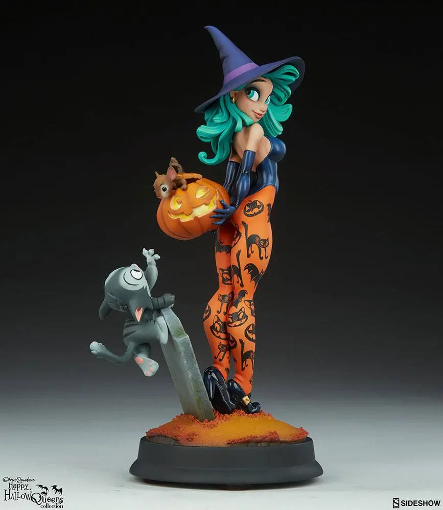 Happy HallowQueens Collection Statue Pumpkin Witch by Chris Sanders 34 cm product photo