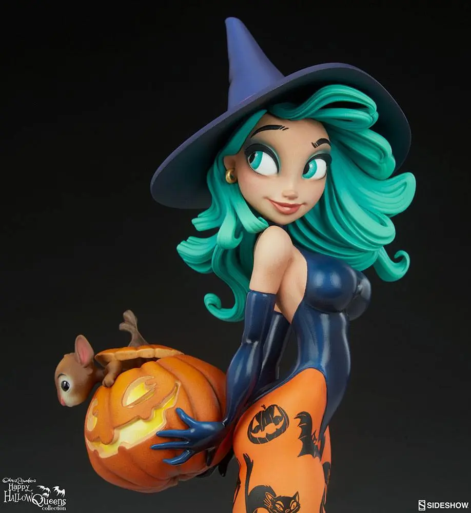 Happy HallowQueens Collection Statue Pumpkin Witch by Chris Sanders 34 cm product photo