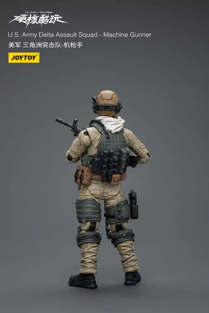 Hardcore Coldplay Action Figure 1/18 U.S. Army Delta Assault Squad Machine Gunner 11 cm termékfotó