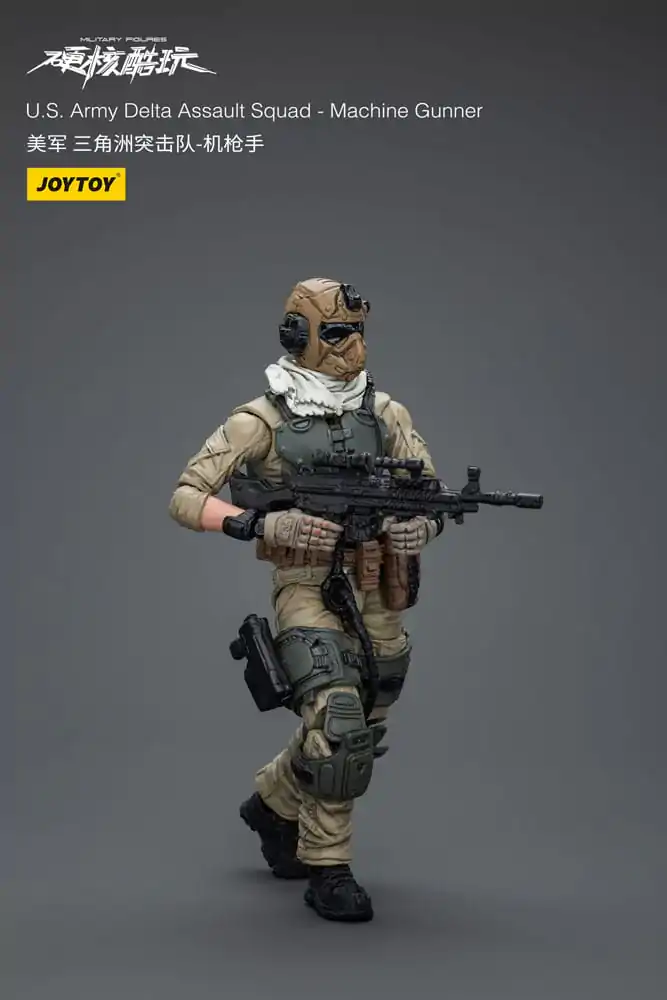 Hardcore Coldplay Action Figure 1/18 U.S. Army Delta Assault Squad Machine Gunner 11 cm termékfotó