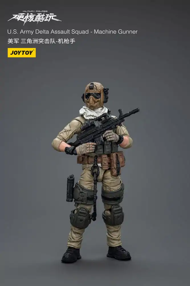 Hardcore Coldplay Action Figure 1/18 U.S. Army Delta Assault Squad Machine Gunner 11 cm termékfotó