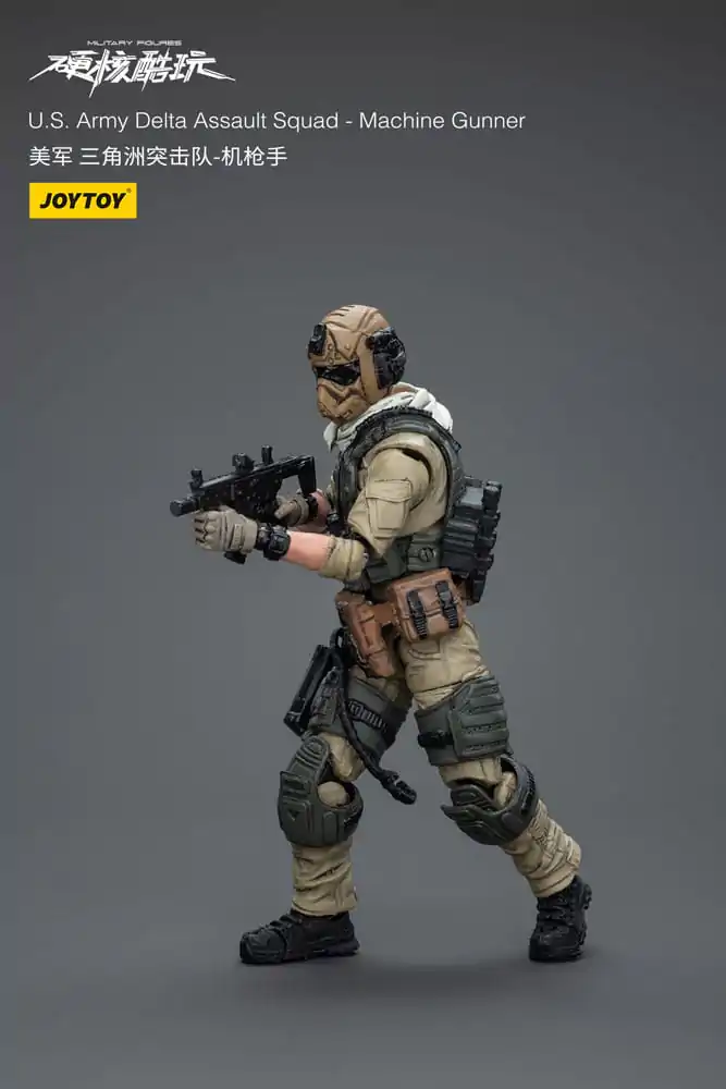 Hardcore Coldplay Action Figure 1/18 U.S. Army Delta Assault Squad Machine Gunner 11 cm termékfotó