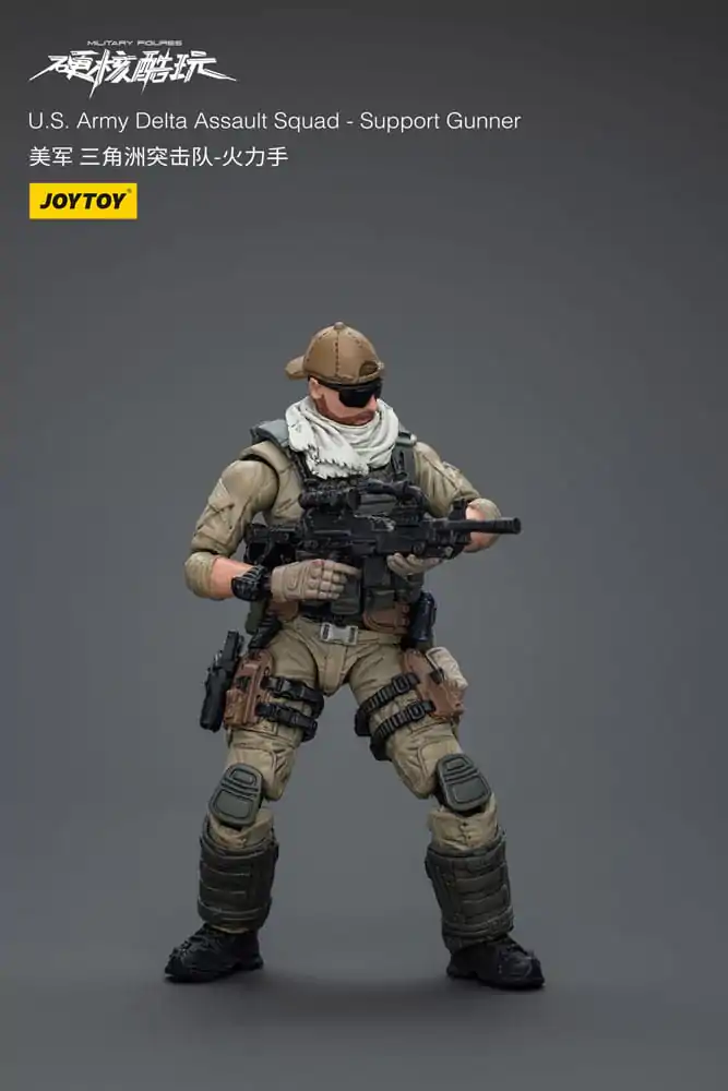 Hardcore Coldplay Action Figure 1/18 U.S. Army Delta Assault Squad Support Gunner 11 cm termékfotó