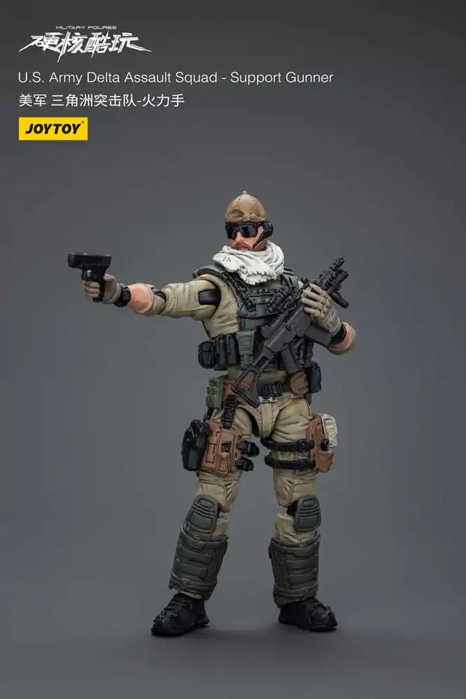 Hardcore Coldplay Action Figure 1/18 U.S. Army Delta Assault Squad Support Gunner 11 cm termékfotó