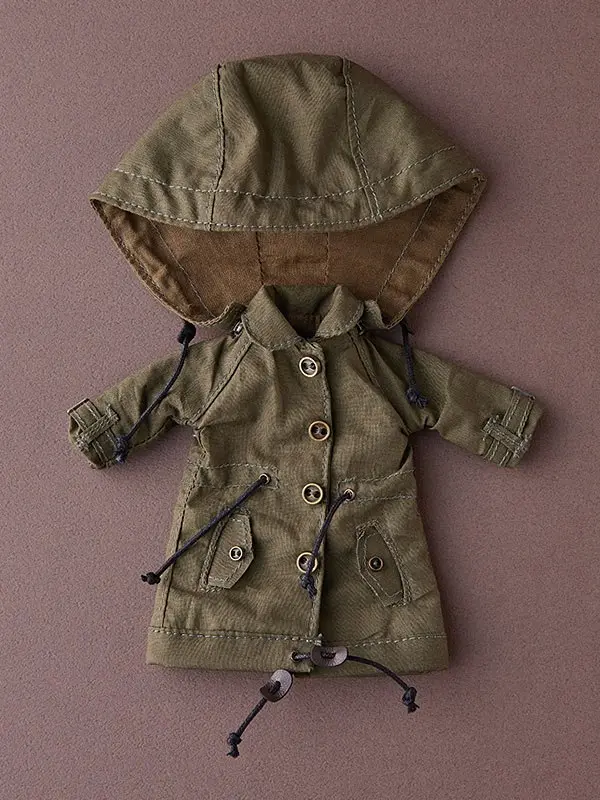 Harmonia humming Optional Parts for Harmonia humming Dolls Special Outfit Series (Mod Coat/Khaki) Designed by SILVER BUTTERFLY product photo