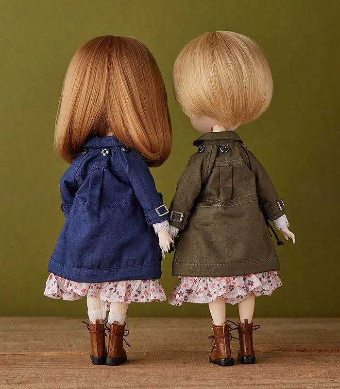 Harmonia humming Optional Parts for Harmonia humming Dolls Special Outfit Series (Mod Coat/Khaki) Designed by SILVER BUTTERFLY product photo