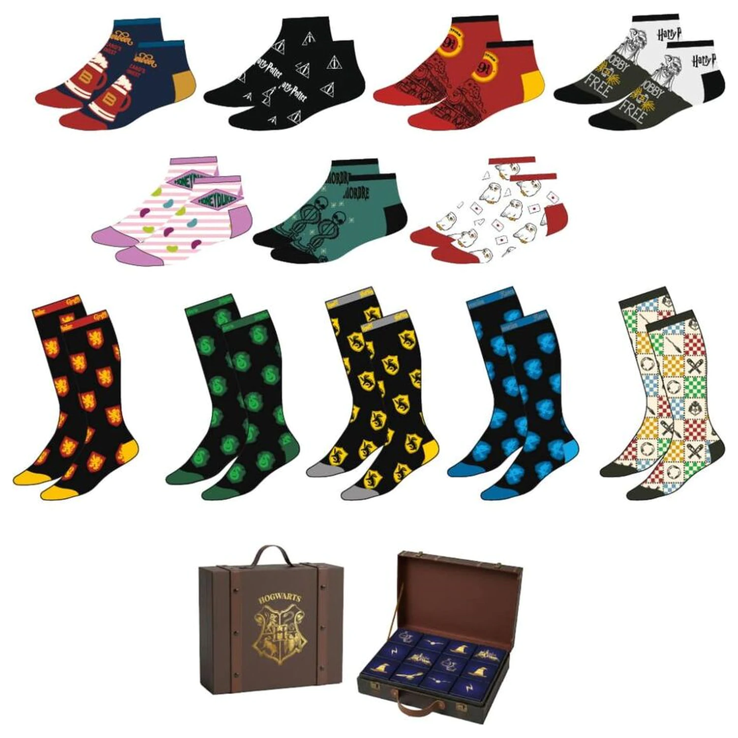 Harry Potter adult 12 socks set product photo