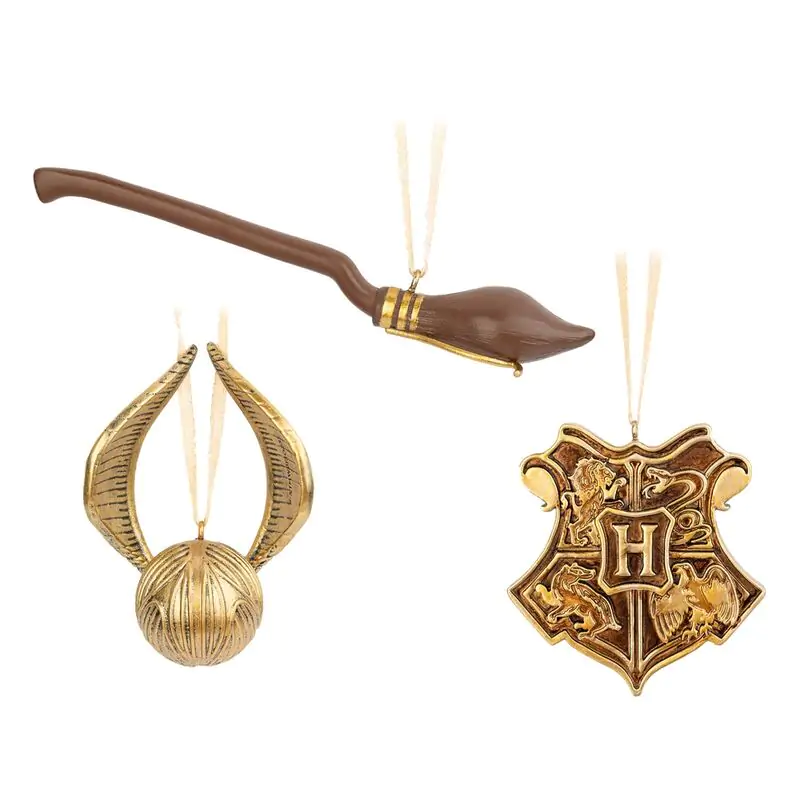 Harry Potter Set 3 Christmas ornaments product photo