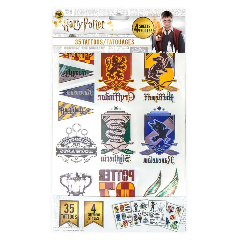 Harry Potter Temporary Tattoos Set termékfotó