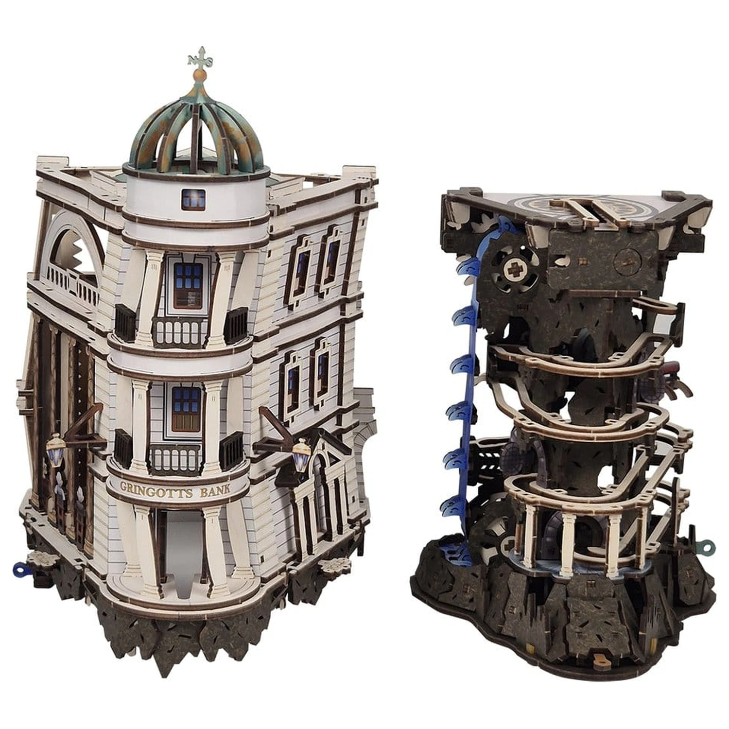Harry Potter 3D Wooden Puzzle Gringotts Bank Marble Run product photo