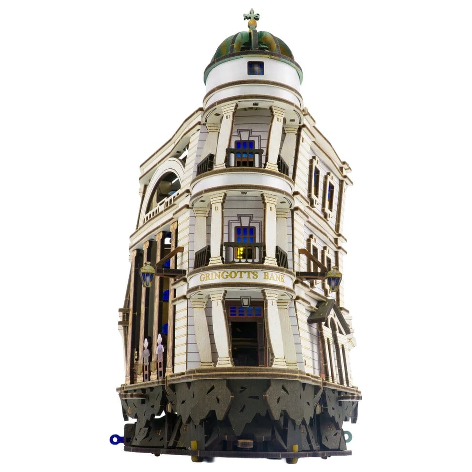 Harry Potter 3D Wooden Puzzle Gringotts Bank Marble Run product photo