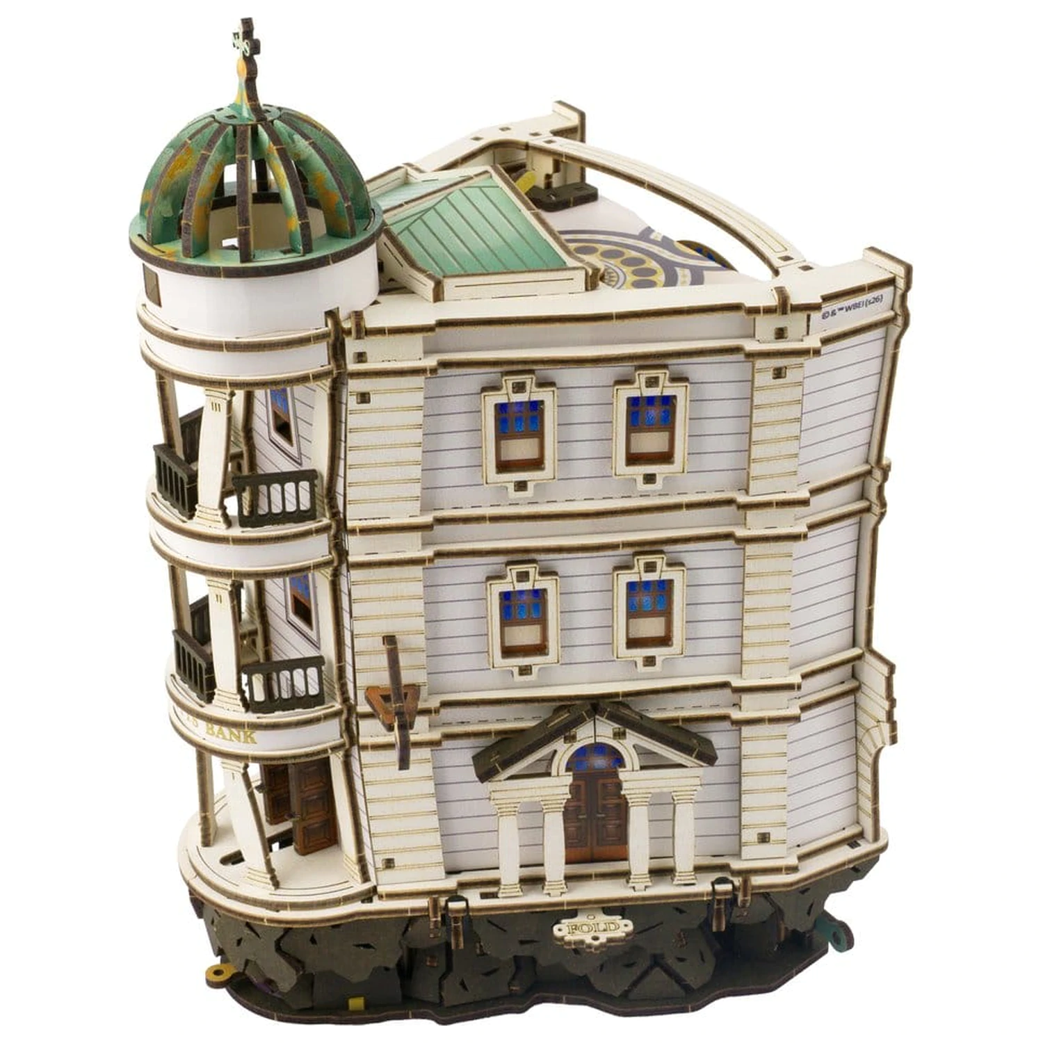 Harry Potter 3D Wooden Puzzle Gringotts Bank Marble Run product photo