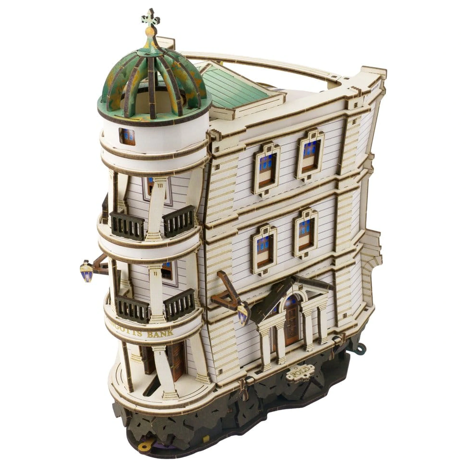 Harry Potter 3D Wooden Puzzle Gringotts Bank Marble Run product photo