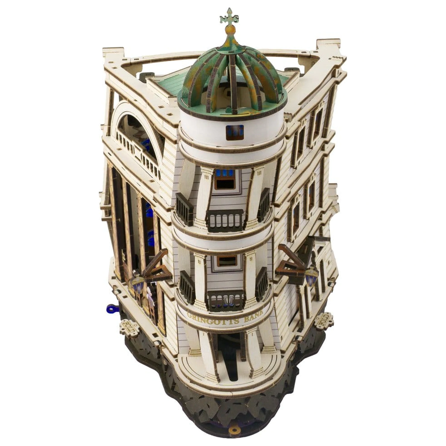 Harry Potter 3D Wooden Puzzle Gringotts Bank Marble Run product photo