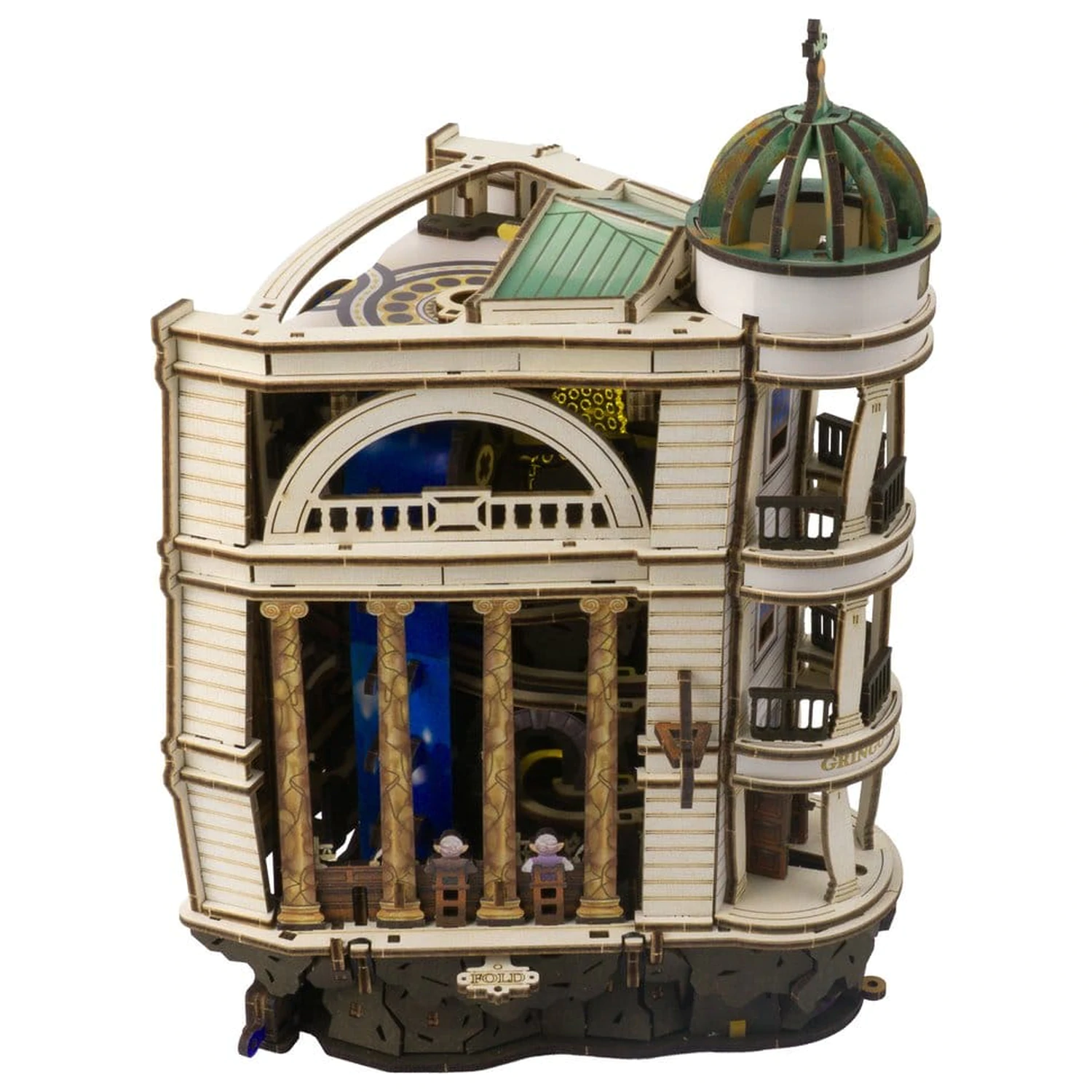 Harry Potter 3D Wooden Puzzle Gringotts Bank Marble Run product photo