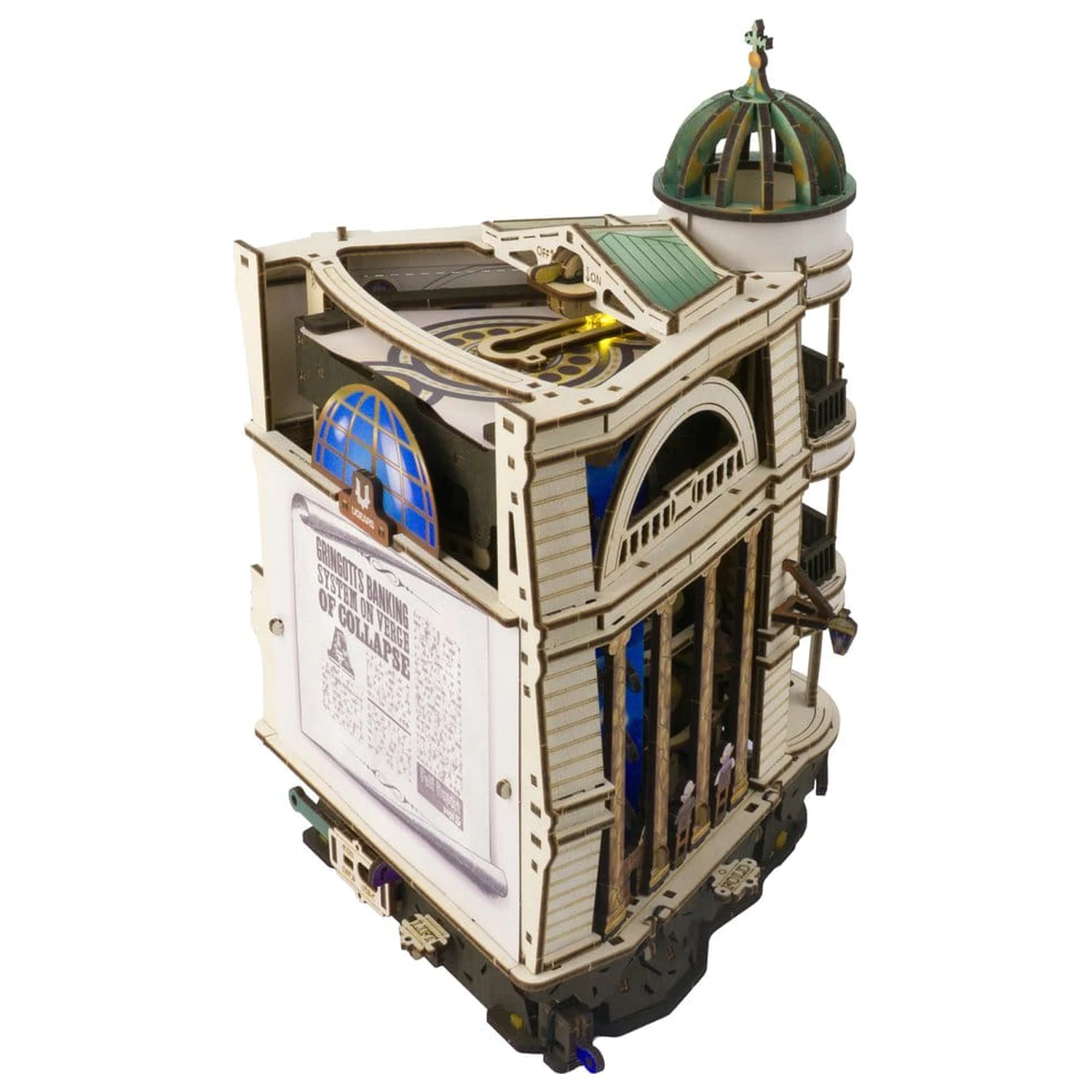 Harry Potter 3D Wooden Puzzle Gringotts Bank Marble Run product photo
