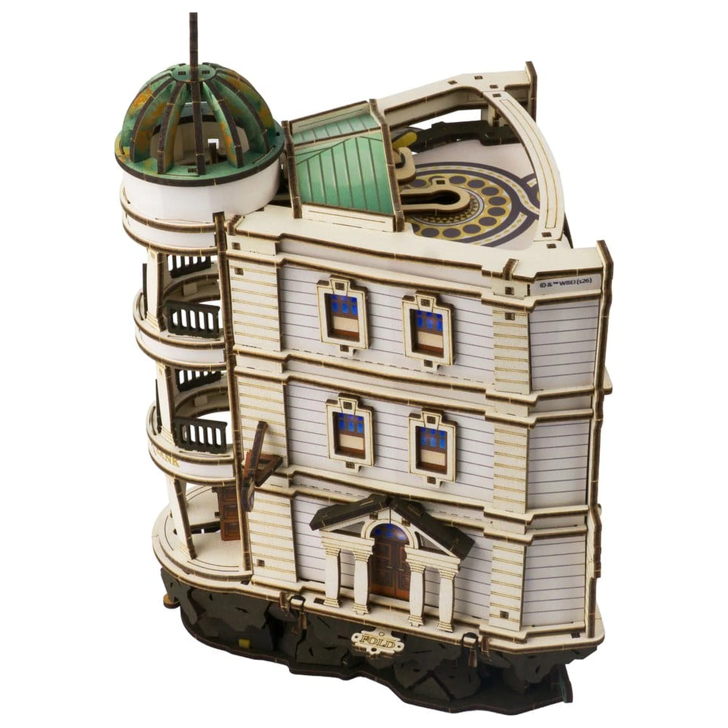 Harry Potter 3D Wooden Puzzle Gringotts Bank Marble Run product photo
