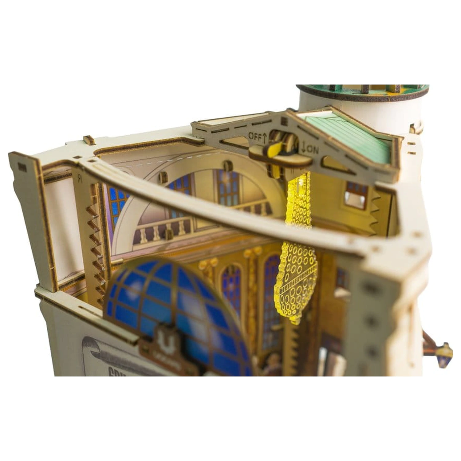 Harry Potter 3D Wooden Puzzle Gringotts Bank Marble Run product photo