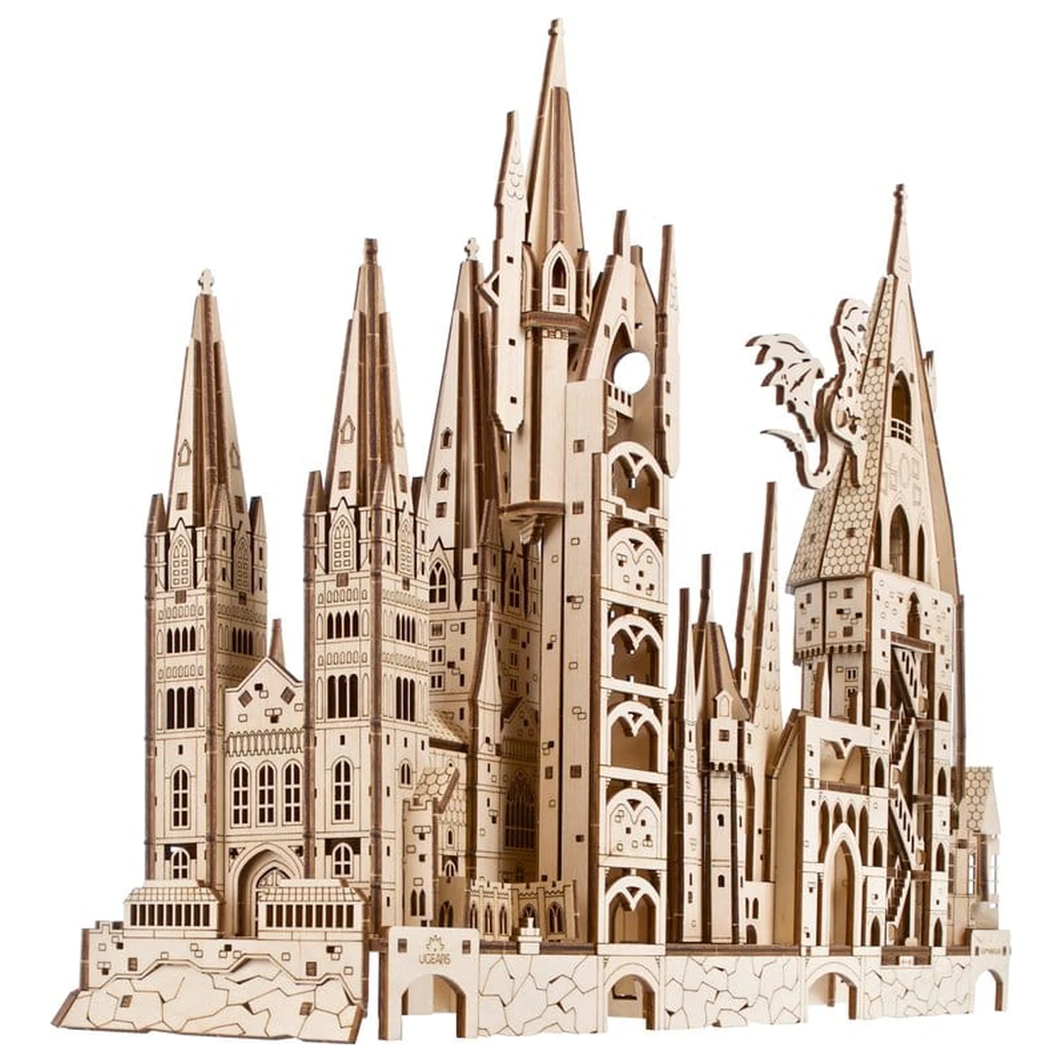 Harry Potter 3D Wooden Puzzle Hogwarts Castle product photo