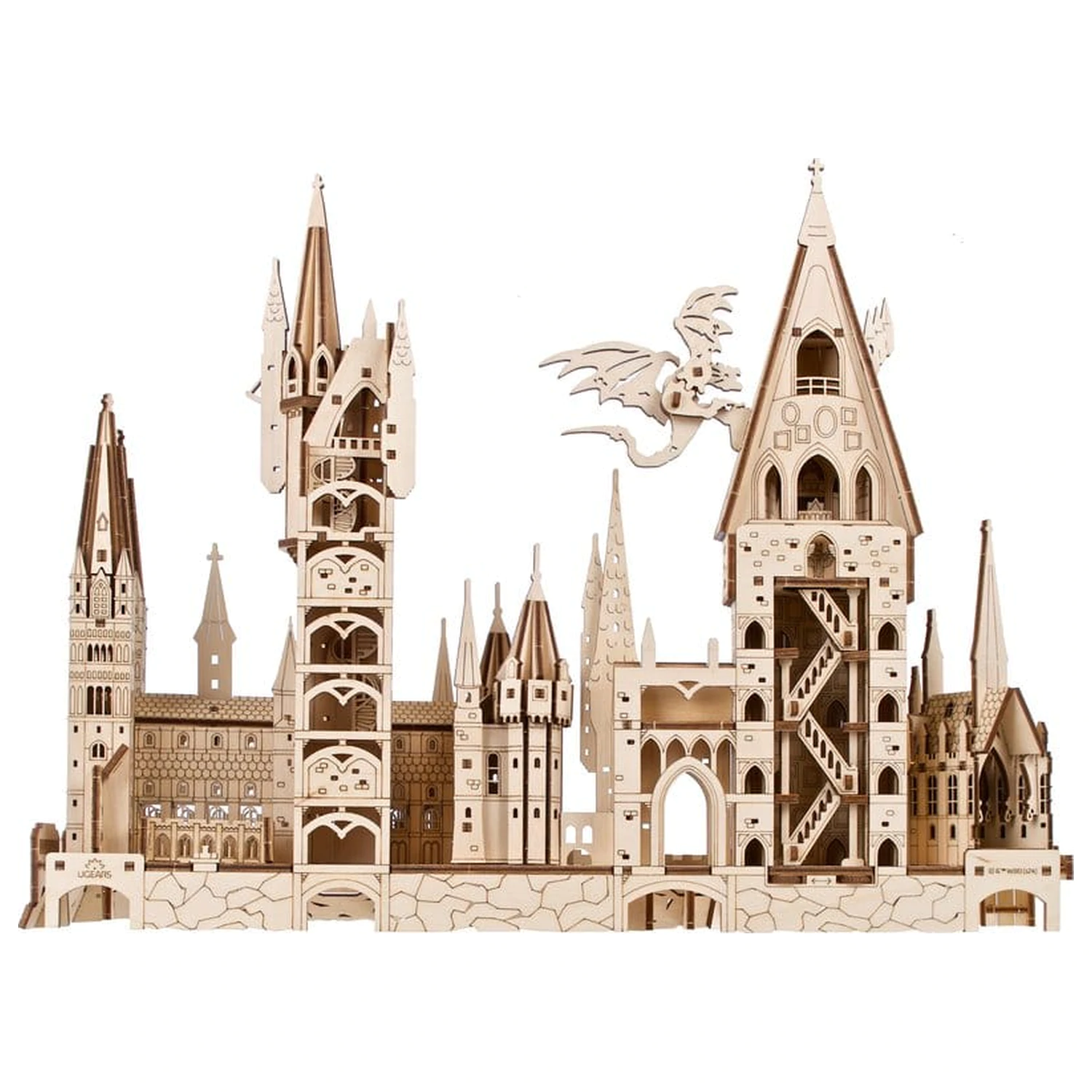 Harry Potter 3D Wooden Puzzle Hogwarts Castle product photo