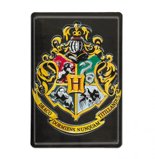 Harry Potter 3D Tin Sign Hogwarts 20 x 30 cm product photo